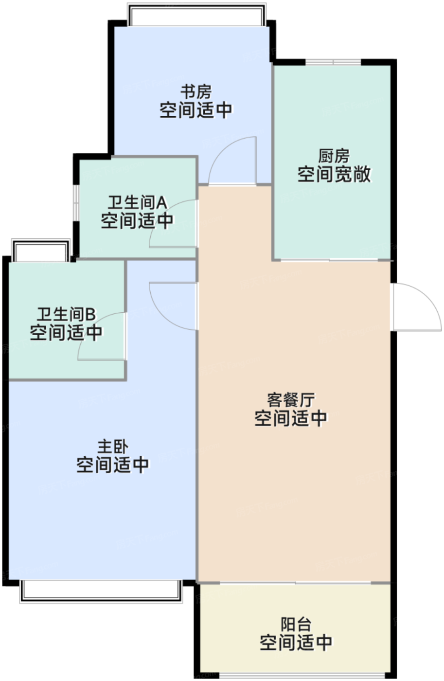 高层A6户型