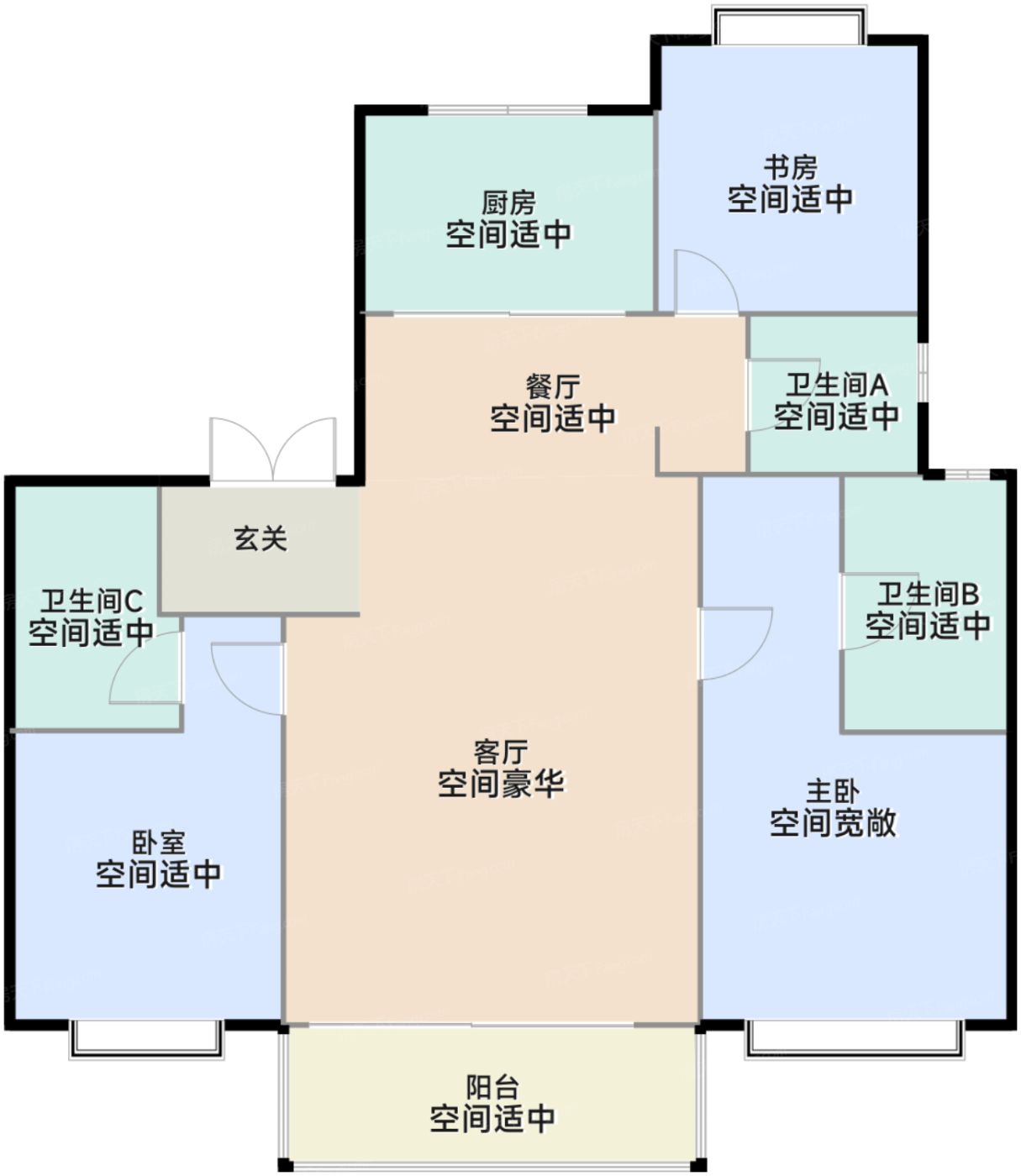 G户型 153平