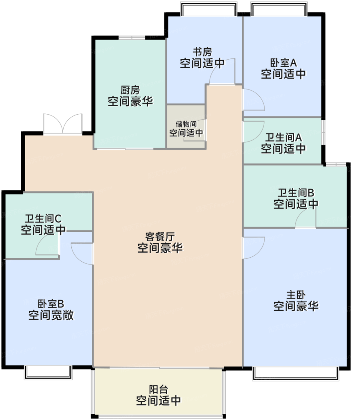 D户型 187平
