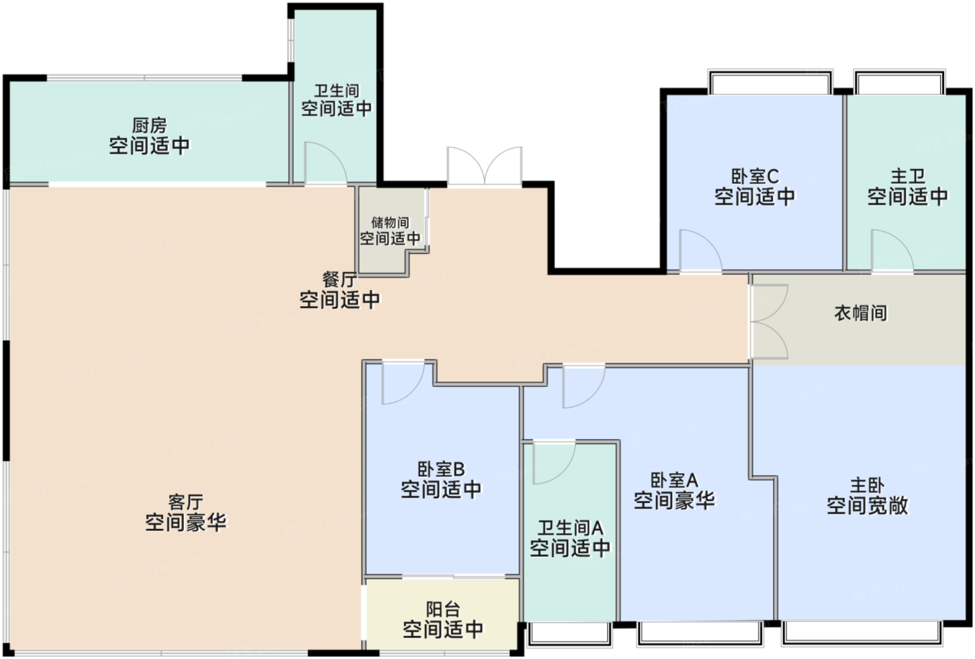 249平米户型