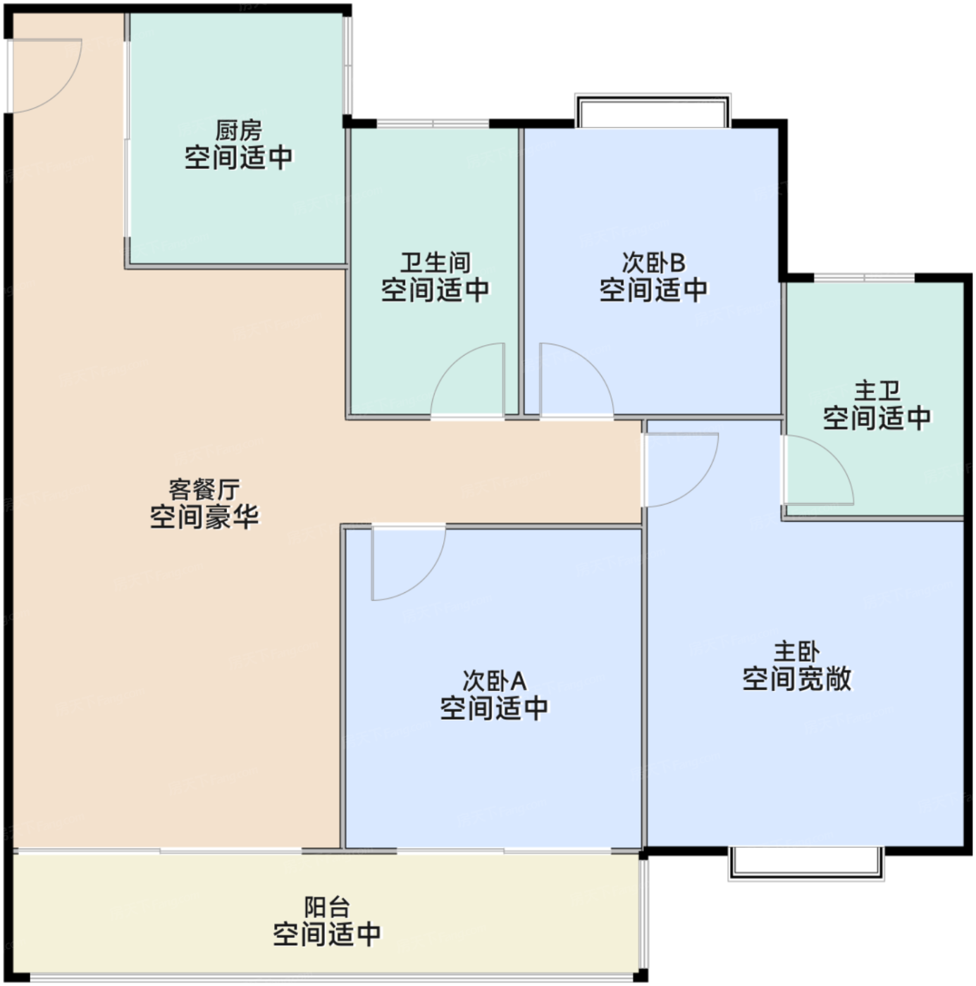 107平米