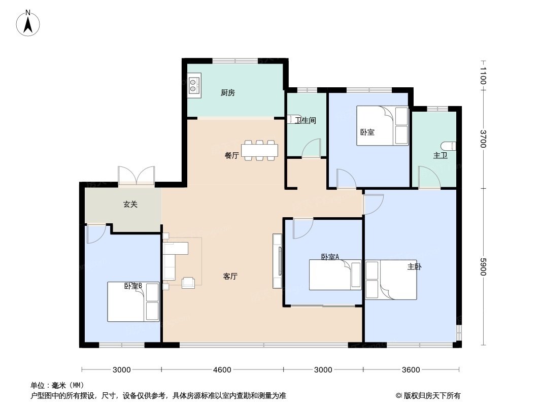 140㎡户型