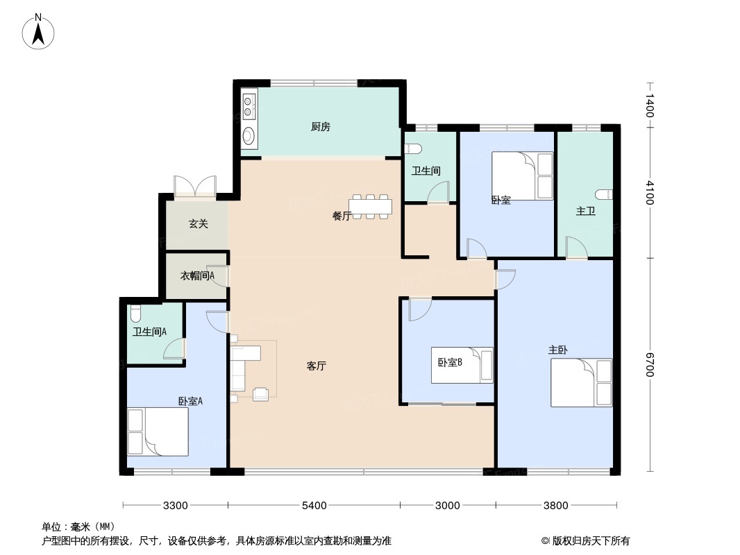 168㎡户型