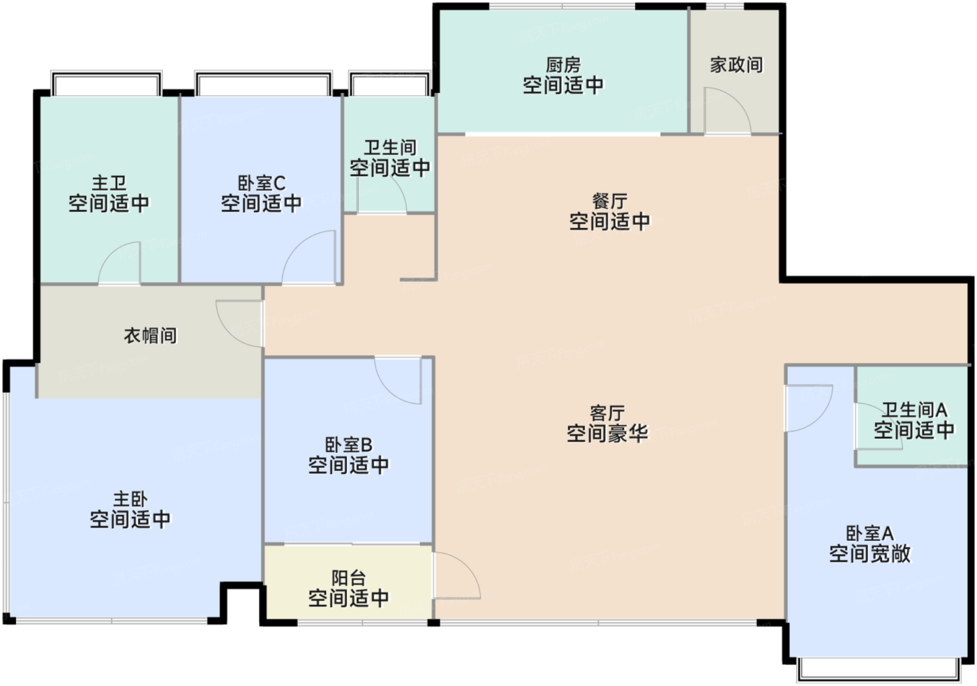 188平米户型